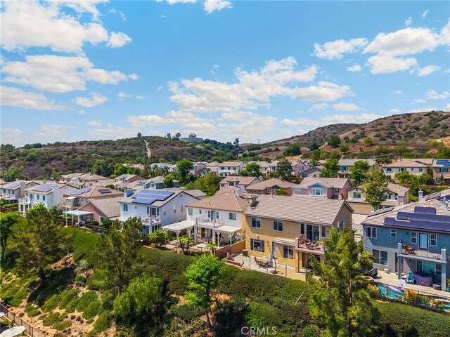 3667 Skylark Way, Brea, CA 92823 - aerial perspective of suburban area with a mountainous background