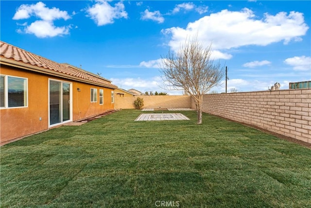 3150 James Ct, Lancaster, CA 93535 - fenced backyard featuring a patio area