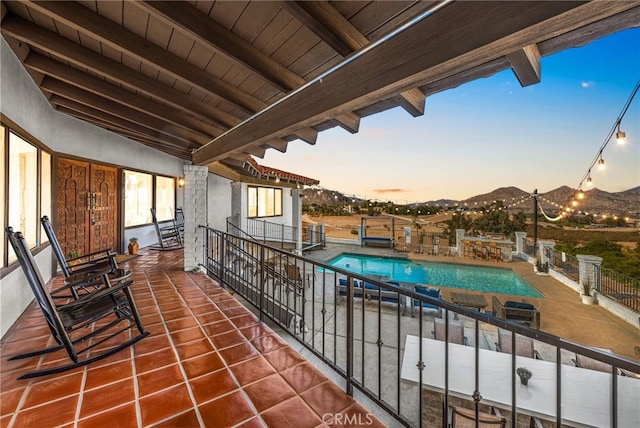 38225 Camino Sierra Rd, Temecula, CA 92592 - balcony featuring view of pool area