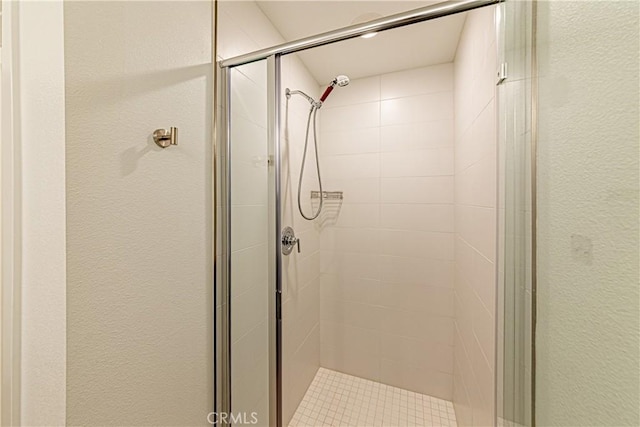 275 Pin Ln, Covina, CA 91722 - full bath with a shower stall and a textured wall