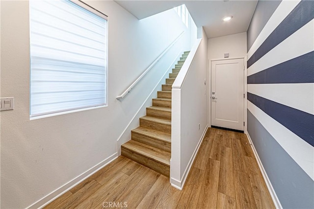 275 Pin Ln, Covina, CA 91722 - stairs with wood finished floors and baseboards