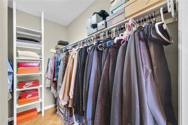 4170 Elm Ave Unit 304, Long Beach, CA 90807 - walk in closet featuring wood finished floors