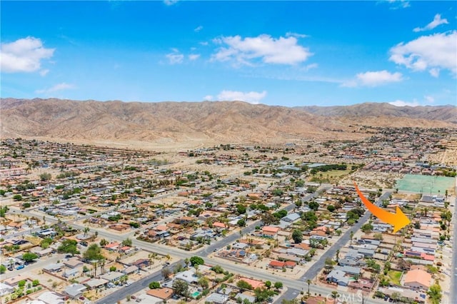 66890 Hacienda Ave, Desert Hot Springs, CA 92240 - bird's eye view of mountains