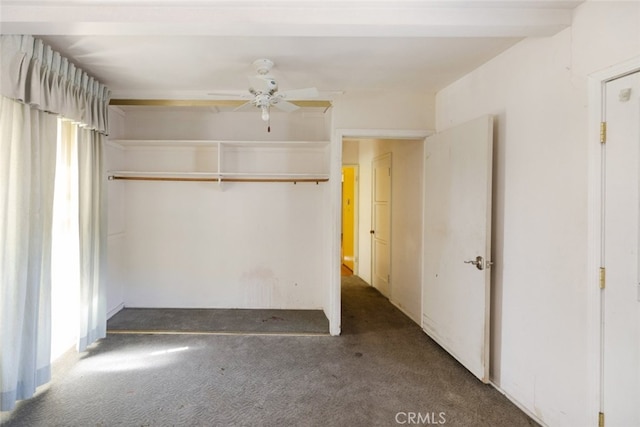 2046 E Glenoaks Blvd, Glendale, CA 91206 - unfurnished bedroom with carpet, multiple windows, a closet, and a ceiling fan