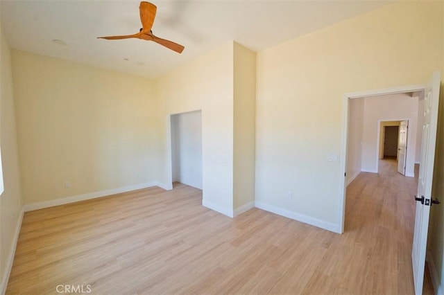 540 Shady Meadow Ct, Bakersfield, CA 93308 - unfurnished bedroom featuring light wood finished floors and a ceiling fan
