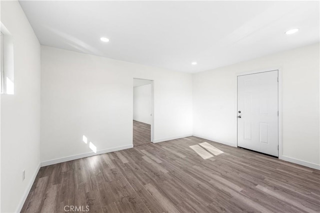 41331 20th St W, Palmdale, CA 93551 - unfurnished room with wood finished floors and recessed lighting