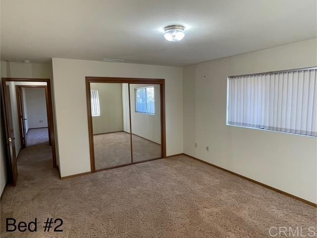 1003 Amherst Ave, Hemet, CA 92544 - unfurnished bedroom with carpet floors and a closet