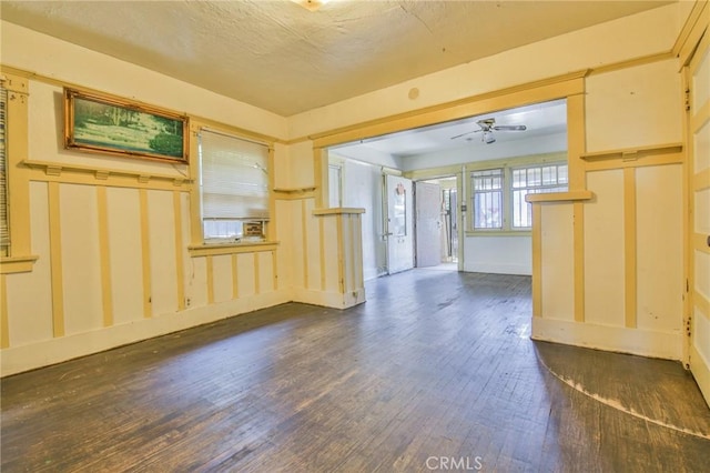 1615 W 39th Pl, Los Angeles, CA 90062 - unfurnished room featuring hardwood / wood-style flooring and ceiling fan