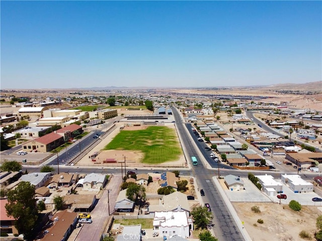 100 E Buena Vista St, Barstow, CA 92311 - drone / aerial view of a mountain backdrop