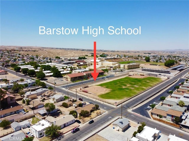 100 E Buena Vista St, Barstow, CA 92311 - aerial view