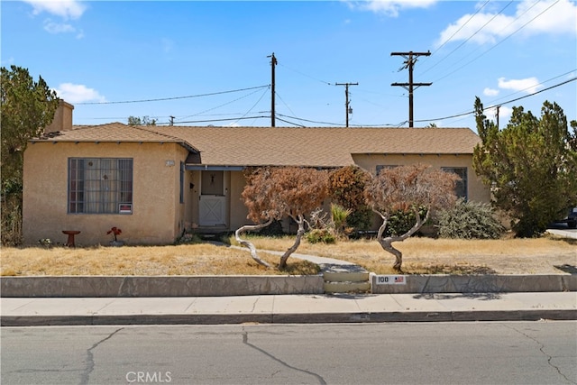 100 E Buena Vista St, Barstow, CA 92311 - view of front facade featuring stucco siding