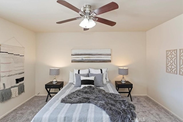 2266 Mcneil Cir, Corona, CA 92882 - carpeted bedroom with ceiling fan and baseboards