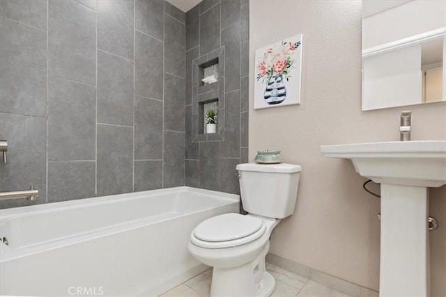 2266 Mcneil Cir, Corona, CA 92882 - full bathroom featuring tile patterned flooring and bathtub / shower combination