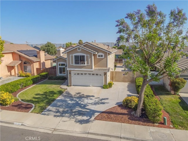 25165 Pebble Creek Way, Moreno Valley, CA 92551 - traditional-style home with an attached garage and concrete driveway