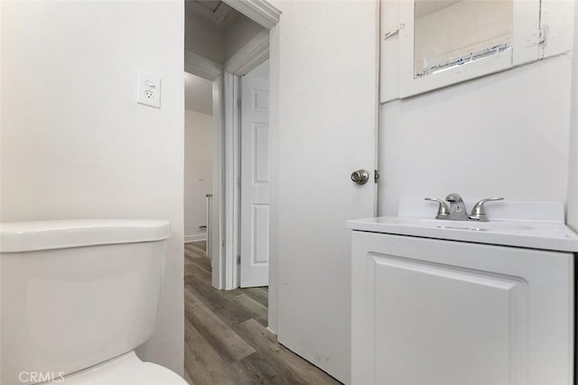 5868 Estrella Ave, Los Angeles, CA 90044 - bathroom with vanity and wood finished floors