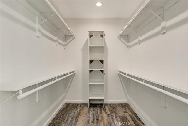 4437 Keever Ave, Long Beach, CA 90807 - spacious closet featuring dark wood-style floors