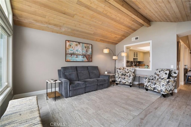 24532 Moonfire Dr, Dana Point, CA 92629 - living room with wooden ceiling, wood finished floors, and plenty of natural light
