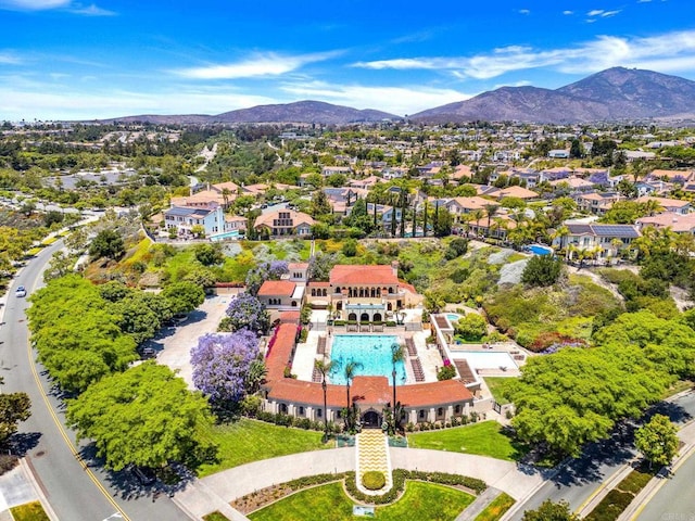 1412 Long View Dr, Chula Vista, CA 91915 - bird's eye view of a pool and mountains