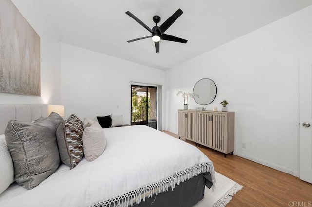 1802 Via Las Palmas Unit 36, National City, CA 91950 - bedroom with wood finished floors and ceiling fan
