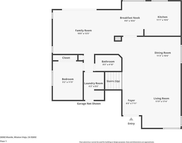 26582 Maside, Mission Viejo, CA 92692 - view of floor plan / room layout