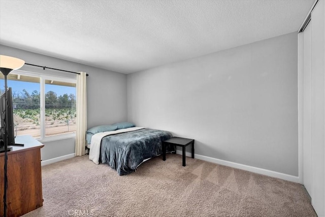 1380 Le Conte, Riverside, CA 92507 - bedroom featuring a textured ceiling and carpet flooring