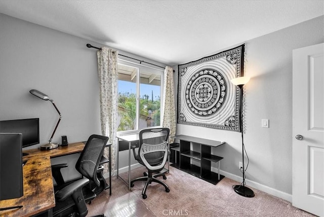 1380 Le Conte, Riverside, CA 92507 - office with carpet flooring and baseboards