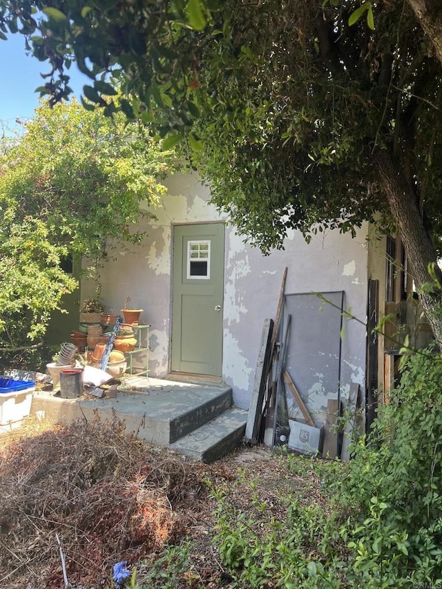 3621 Collier Ave, San Diego, CA 92116 - property entrance featuring stucco siding
