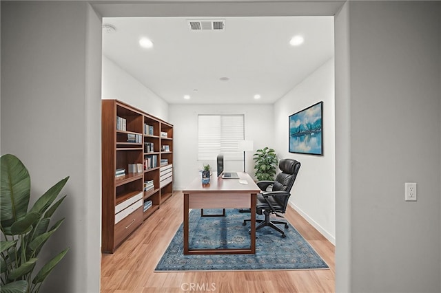431 Daniella Way, Perris, CA 92570 - office featuring light wood finished floors and recessed lighting