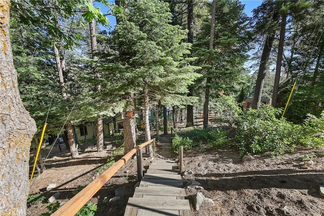 26314 Jacqueline Rd, Twin Peaks, CA 92391 - view of front facade featuring stairway