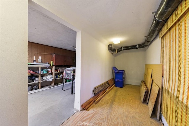 26314 Jacqueline Rd, Twin Peaks, CA 92391 - basement with wood walls