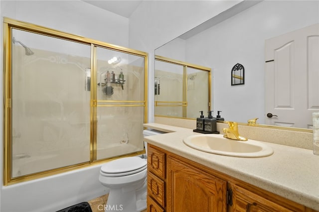 6739 Palm Ave, Riverside, CA 92506 - full bath featuring vanity and combined bath / shower with glass door