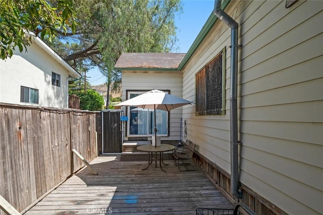 3091 Johnson Ave, San Luis Obispo, CA 93401 - view of wooden deck