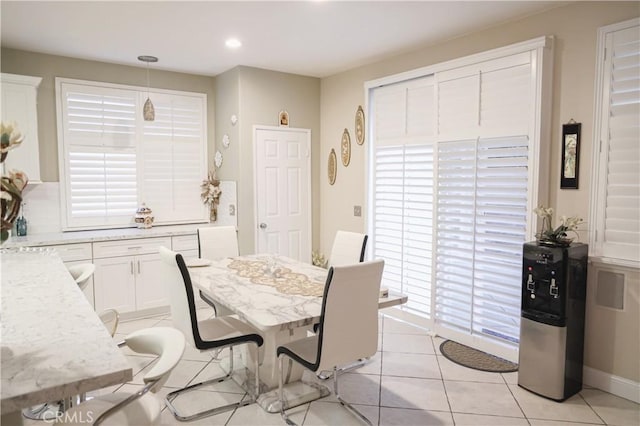12170 Orgren Ave, Chino, CA 91710 - dining space featuring recessed lighting and light tile patterned floors