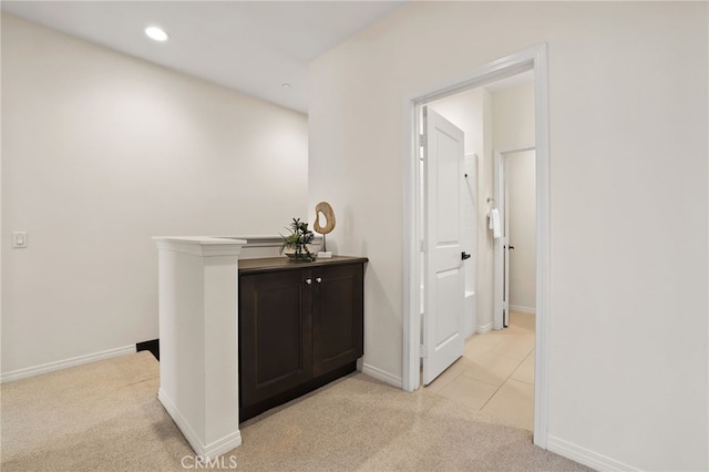 143 Hollow Tree, Irvine, CA 92618 - hallway with light colored carpet and recessed lighting