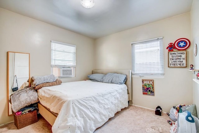 12029 Greyford St, Whittier, CA 90606 - carpeted bedroom with multiple windows and cooling unit