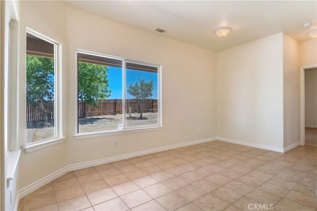 11471 Azure View Rd, Pinon Hills, CA 92372 - spare room featuring light tile patterned flooring and a smoke detector