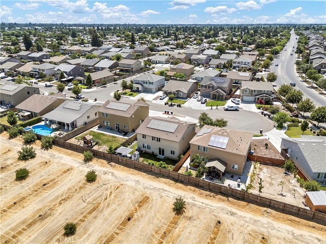 2146 N Rinaldi Ct, Visalia, CA 93291 - aerial view of residential area featuring a pool area