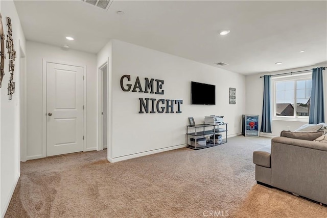2146 N Rinaldi Ct, Visalia, CA 93291 - living area featuring carpet and recessed lighting
