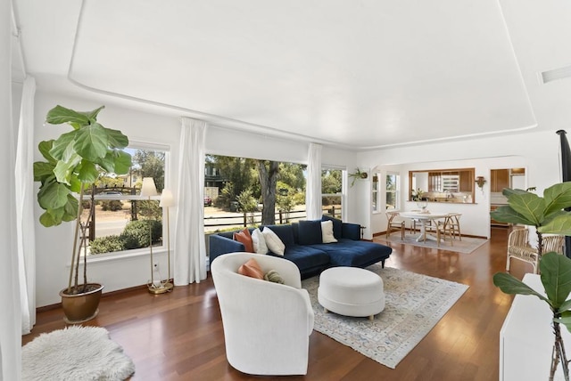 205 C St, Chula Vista, CA 91910 - living room featuring wood finished floors