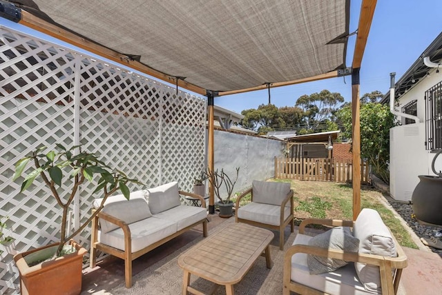 205 C St, Chula Vista, CA 91910 - view of patio / terrace with outdoor lounge area