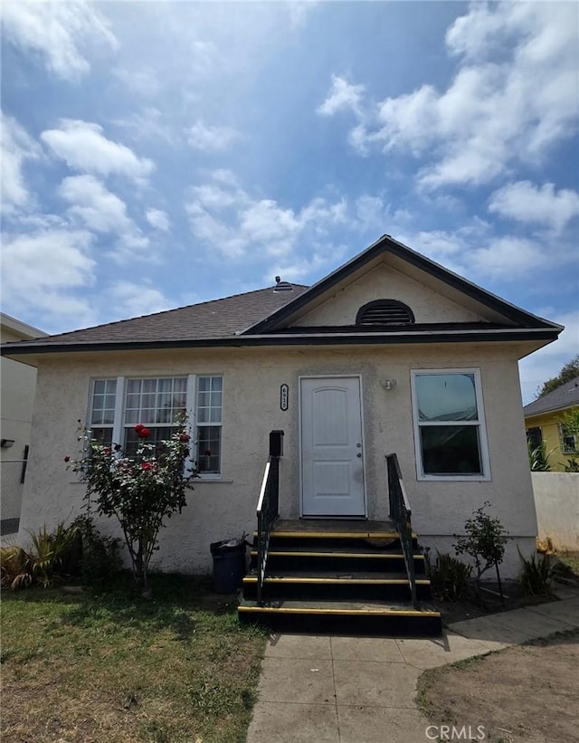 6915 Bonsallo Ave, Los Angeles, CA 90044 - view of front of house with entry steps and stucco siding