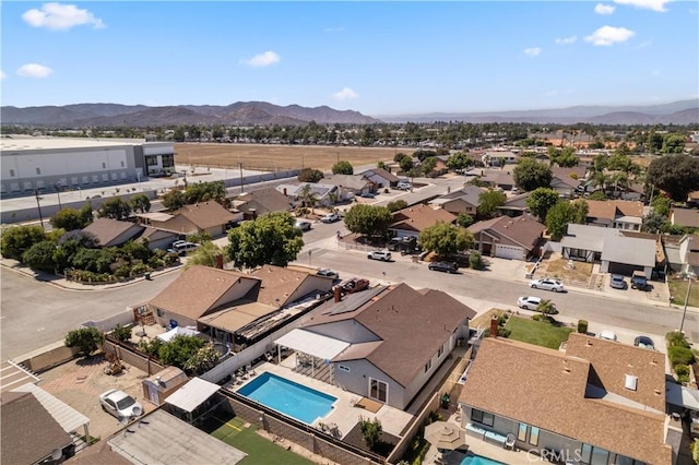 2433 Carlsbad Cir, Hemet, CA 92545 - aerial perspective of suburban area with a mountain backdrop