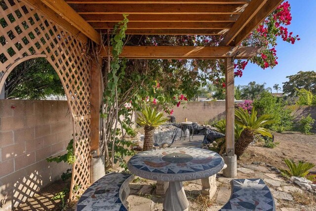 12405 Royal Rd, El Cajon, CA 92021 - fenced backyard with a patio