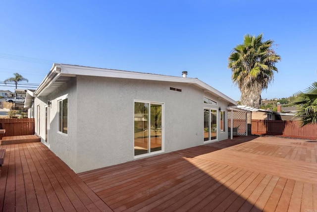 12405 Royal Rd, El Cajon, CA 92021 - view of wooden deck