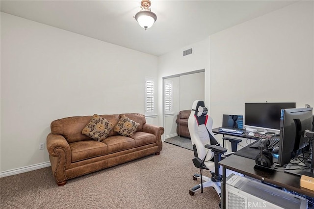 5517 Welland Ave Unit B, Temple City, CA 91780 - carpeted office featuring baseboards