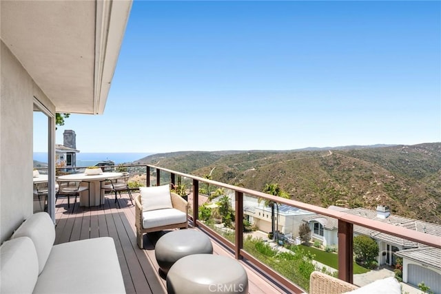 1324 Pitcairn Pl, Laguna Beach, CA 92651 - balcony featuring a mountain view