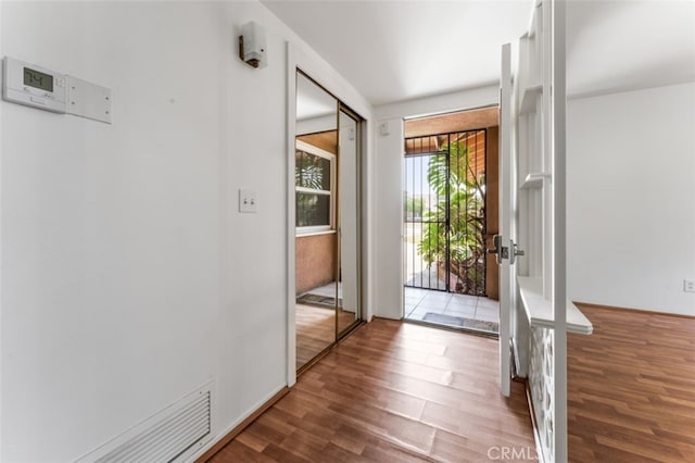 9726 Kimberly Ave, Montclair, CA 91763 - entryway featuring wood finished floors