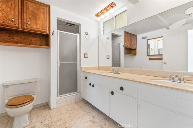 9726 Kimberly Ave, Montclair, CA 91763 - full bathroom with a shower stall and double vanity