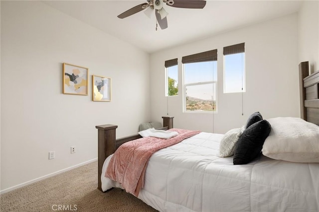 30644 Stage Coach Rd, Menifee, CA 92584 - bedroom with carpet floors and ceiling fan