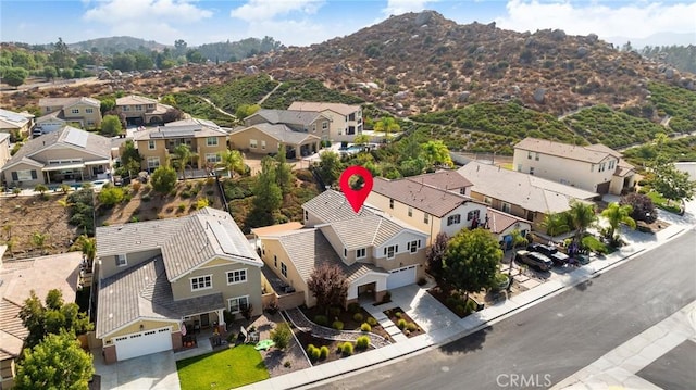 30644 Stage Coach Rd, Menifee, CA 92584 - aerial view of residential area featuring a mountain backdrop